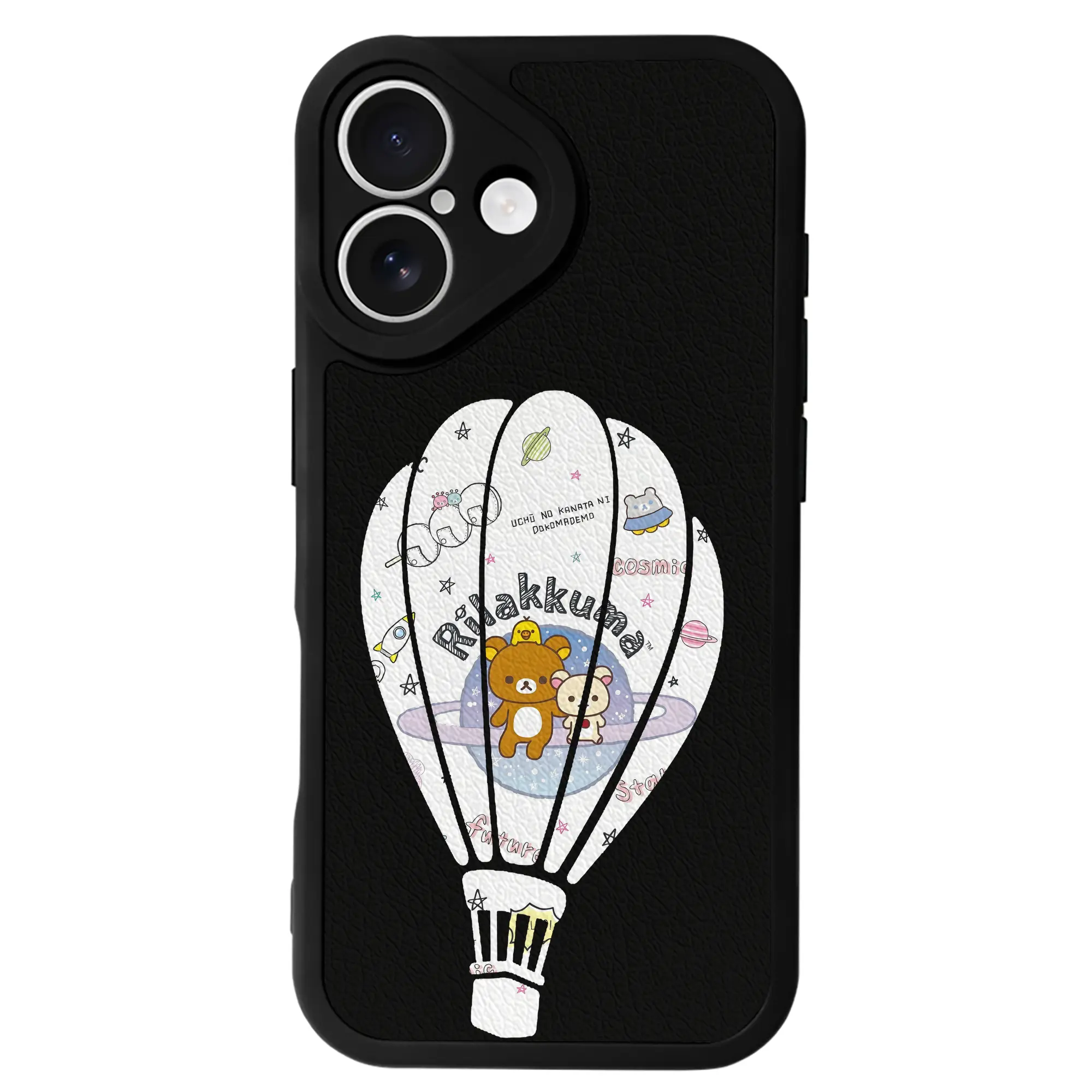 リラックマ (Rilakkuma) グッズ リラックマ (Rilakkuma) - IPhone 16シリーズ対応 ・ シリコンスマホケース ・ レザー調 ・ 高精度フィット ・ 耐衝撃 ・ ワイヤレス充電対応 ・ 精密カット